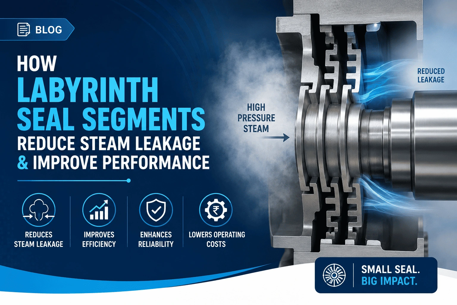 How Labyrinth Seals Improve Steam Turbine Efficiency and Reliability